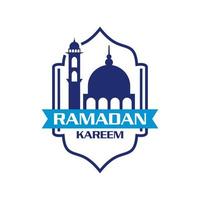 Ramadan-Logo, muslimischer Logo-Vektor vektor