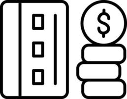 Symbolstil für Finanzen vektor