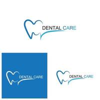 Dental Logo Vorlage Vektor-Illustration Icon Design vektor