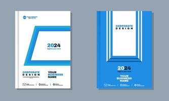 lager vektor företags bokomslag formgivningsmall a4 blå färg