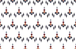 etnisk abstrakt ikatkonst. sömlösa mönster i tribal, folklig broderi och mexikansk stil. Aztekisk geometrisk konst prydnadstryck.design för matta, tapeter, kläder, omslag, tyg, omslag, textil vektor