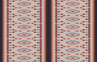 ethnische abstrakte ikat-kunst. nahtloses muster in stammes-, volksstickerei und mexikanischem stil. aztekischer geometrischer kunstornamentdruck.design für teppich, tapete, kleidung, verpackung, stoff, bezug, textil vektor