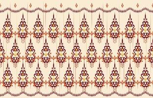 ethnische abstrakte ikat-kunst. nahtloses muster in stammes-, volksstickerei und mexikanischem stil. aztekischer geometrischer kunstornamentdruck.design für teppich, tapete, kleidung, verpackung, stoff, bezug, textil vektor