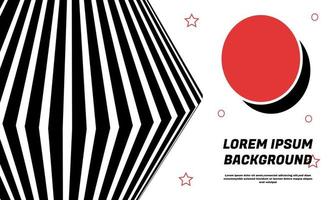 Lager Vektor schwarz weiß Design Muster Hintergrund mit optischer Täuschung abstrakten geometrischen Hintergrund Teil 1