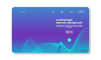 stock illustartion asbtract hintergrund landing page template design kann verwendet werden webentwicklung ui banner teil 4 vektor