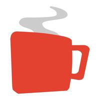 Kaffee trinken Vektor Icon