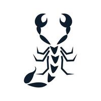 Skorpion Umrisslinie Kunst modernes Logo-Vektorsymbol-Illustrationsdesign