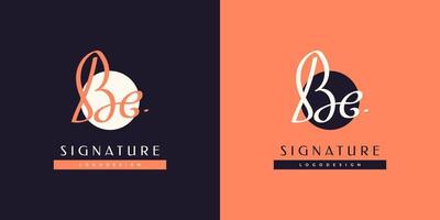 bc anfängliches Logo-Design mit Handschriftstil. bc-signaturlogo oder symbol für hochzeit, mode, schmuck, boutique, botanische, florale und geschäftliche identität vektor
