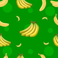 nahtloses musterdesign mit bananenmotiven. für Tapeten und Produktmotive. Vektor nahtlos