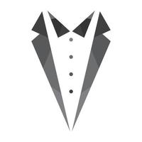 abstrakte krawatte kellner business logo symbol vektor icon illustration grafikdesign