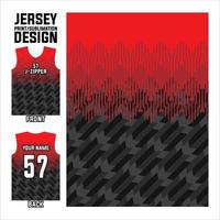 Vektor abstraktes Designmuster für Sport- und Sublimationsdruck-Jersey-Vorlage.