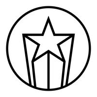 Stern-Vektor-Symbol vektor