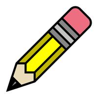 Gelber Bleistift Vektor