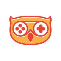 djuruggla med joystick spel logotyp vektor ikon illustration design