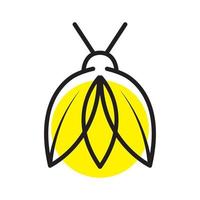 moderna eldflugor med ljus ljus logotyp symbol ikon vektor grafisk design illustration idé kreativ