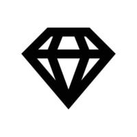 diamant linje ikon, kontur vektor tecken, linjär stil piktogram isolerad på vitt. ädelsten symbol, logotyp illustration. redigerbar linje. pixel perfekt. vektor design.