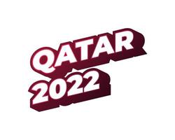 fotboll qatar 2022 turneringsbakgrund. vektor illustration fotboll för banner, kort, hemsida. vinröd färg nationalflagga qatar World Cup 2022