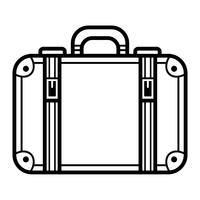 Resväska vektor ikon