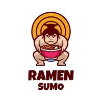 Illustrationsvektorgrafik von Ramen Sumo, gut für Logodesign vektor