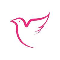 moderne form vogel fliege taube schönheit logo symbol symbol vektor grafik design illustration idee kreativ