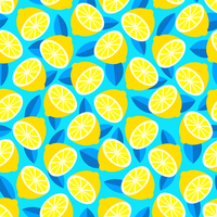 Trendig Ljus Citrus Sommar Bakgrund Vector