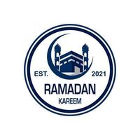 Ramadan-Logo, muslimischer Logo-Vektor vektor