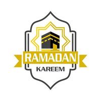 Ramadan-Logo, muslimischer Logo-Vektor vektor