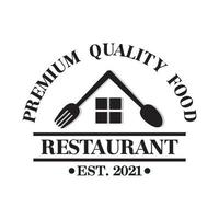 Restaurant-Logo, Lebensmittel-Logo-Vektor vektor