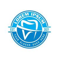 dental logotyp, klinik dental logotyp vektor