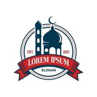 Ramadan-Logo, muslimischer Logo-Vektor vektor