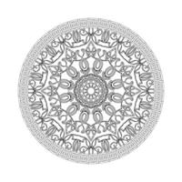 handgezeichnetes Mandala. dekoration in ethnischer orientalischer gekritzelverzierung. vektor