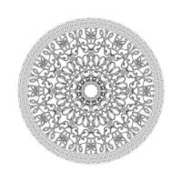 handgezeichnetes Mandala. dekoration in ethnischer orientalischer gekritzelverzierung. vektor