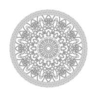 handgezeichnetes Mandala. dekoration in ethnischer orientalischer gekritzelverzierung. vektor