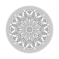 handgezeichnetes Mandala. dekoration in ethnischer orientalischer gekritzelverzierung. vektor