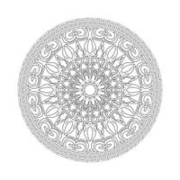 handgezeichnetes Mandala. dekoration in ethnischer orientalischer gekritzelverzierung. vektor