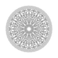 handgezeichnetes Mandala. dekoration in ethnischer orientalischer gekritzelverzierung. vektor