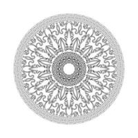 handgezeichnetes Mandala. dekoration in ethnischer orientalischer gekritzelverzierung. vektor