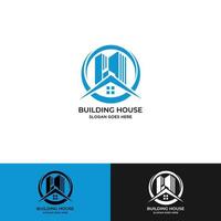 Gebäude-Haus-Logo vektor