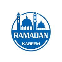 Ramadan-Logo, muslimischer Logo-Vektor vektor