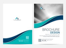 Broschüre Layoutvorlage, Cover-Design-Hintergrund vektor