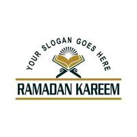 islamisches Logo, Ramadan-Logo-Vektor vektor