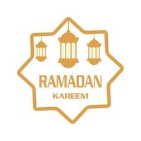 Ramadan-Vektor, Mubarak-Logo-Vektor vektor