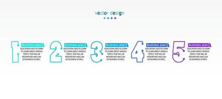 zeitachse infografik vorlage präsentation geschäftsidee mit symbolen, optionen oder schritten. Infografiken für Geschäftsideen können für Datengrafiken, Flussdiagramme, Websites, Banner verwendet werden. vektor