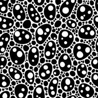 Nahtloses abstraktes von Hand gezeichnetes Muster mit Gekritzelart. Schwarz und weiß. Vektor-illustration vektor