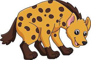 hyena tecknad clipart vektorillustration vektor