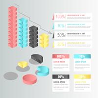 Vektor 3D Infographik Elemente