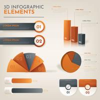 3D Infografik Vektor Pack