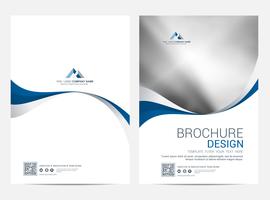 Broschüre Layoutvorlage, Cover-Design-Hintergrund vektor