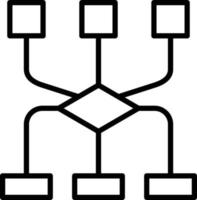flödesschema ikon stil vektor