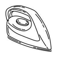 Eisen-Symbol. Gekritzel handgezeichnet oder Umriss-Icon-Stil. vektor